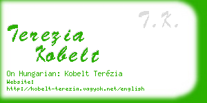terezia kobelt business card